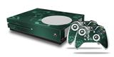 WraptorSkinz Decal Skin Wrap Set works with 2016 and newer XBOX One S Console and 2 Controllers Bokeh Music Seafoam Green