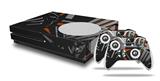 WraptorSkinz Decal Skin Wrap Set works with 2016 and newer XBOX One S Console and 2 Controllers Baja 0023 Orange Burnt