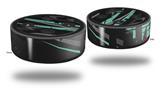 Skin Wrap Decal Set 2 Pack for Amazon Echo Dot 2 - Baja 0014 Seafoam Green (2nd Generation ONLY - Echo NOT INCLUDED)
