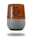Decal Style Skin Wrap for Google Home Original - Folder Doodles Burnt Orange (GOOGLE HOME NOT INCLUDED)