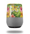 Decal Style Skin Wrap for Google Home Original - Beach Flowers 02 Sage Green (GOOGLE HOME NOT INCLUDED)