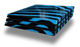 Vinyl Decal Skin Wrap compatible with Sony PlayStation 4 Pro Console Zebra Blue (PS4 NOT INCLUDED)