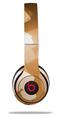WraptorSkinz Skin Decal Wrap compatible with Beats Solo 2 and Solo 3 Wireless Headphones Bokeh Squared Orange (HEADPHONES NOT INCLUDED)