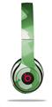 WraptorSkinz Skin Decal Wrap compatible with Beats Solo 2 and Solo 3 Wireless Headphones Bokeh Squared Green (HEADPHONES NOT INCLUDED)