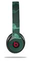 WraptorSkinz Skin Decal Wrap compatible with Beats Solo 2 and Solo 3 Wireless Headphones Bokeh Music Seafoam Green (HEADPHONES NOT INCLUDED)