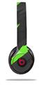 WraptorSkinz Skin Decal Wrap compatible with Beats Solo 2 and Solo 3 Wireless Headphones Jagged Camo Neon Green (HEADPHONES NOT INCLUDED)