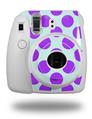 WraptorSkinz Skin Decal Wrap compatible with Fujifilm Mini 8 Camera Kearas Polka Dots Purple And Blue (CAMERA NOT INCLUDED)