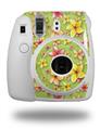 WraptorSkinz Skin Decal Wrap compatible with Fujifilm Mini 8 Camera Beach Flowers Sage Green (CAMERA NOT INCLUDED)