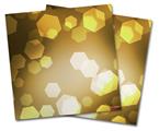 WraptorSkinz Vinyl Craft Cutter Designer 12x12 Sheets Bokeh Hex Yellow - 2 Pack
