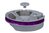 Fire Flames Purple - Vinyl Skin Partial Wrap Graphic fits Top Half of Ultraskiff 360 (ULTRASKIFF NOT INCLUDED)