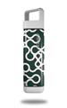 Skin Decal Wrap for Clean Bottle Square Titan Plastic 25oz Locknodes 03 Hunter Green (BOTTLE NOT INCLUDED)