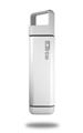 Skin Decal Wrap for Clean Bottle Square Titan Plastic 25oz Solids Collection White (BOTTLE NOT INCLUDED)