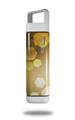 Skin Decal Wrap for Clean Bottle Square Titan Plastic 25oz Bokeh Hex Yellow (BOTTLE NOT INCLUDED)