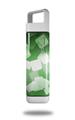 Skin Decal Wrap for Clean Bottle Square Titan Plastic 25oz Bokeh Squared Green (BOTTLE NOT INCLUDED)
