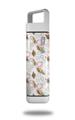Skin Decal Wrap for Clean Bottle Square Titan Plastic 25oz Sea Shells 02 White (BOTTLE NOT INCLUDED)