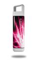 Skin Decal Wrap for Clean Bottle Square Titan Plastic 25oz Lightning Pink (BOTTLE NOT INCLUDED)