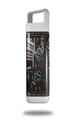 Skin Decal Wrap for Clean Bottle Square Titan Plastic 25oz Baja 0023 Orange Burnt (BOTTLE NOT INCLUDED)
