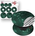Decal Style Vinyl Skin Wrap 3 Pack for PopSockets Bokeh Music Seafoam Green (POPSOCKET NOT INCLUDED)