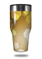 Skin Decal Wrap for Walmart Ozark Trail Tumblers 40oz Bokeh Hex Yellow (TUMBLER NOT INCLUDED) by WraptorSkinz