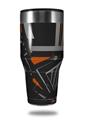 Skin Decal Wrap for Walmart Ozark Trail Tumblers 40oz Baja 0023 Orange Burnt (TUMBLER NOT INCLUDED) by WraptorSkinz