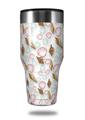 Skin Decal Wrap for Walmart Ozark Trail Tumblers 40oz Sea Shells 02 White (TUMBLER NOT INCLUDED) by WraptorSkinz