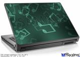 Laptop Skin (Large) - Bokeh Music Seafoam Green