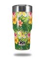 Skin Decal Wrap for K2 Element Tumbler 30oz - Beach Flowers 02 Sage Green (TUMBLER NOT INCLUDED) by WraptorSkinz