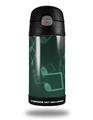 Skin Decal Wrap for Thermos Funtainer 12oz Bottle Bokeh Music Seafoam Green (BOTTLE NOT INCLUDED) by WraptorSkinz