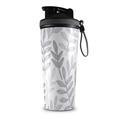 Skin Wrap Decal for IceShaker 2nd Gen 26oz Watercolor Leaves Purple (SHAKER NOT INCLUDED)