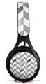 WraptorSkinz Skin Decal Wrap compatible with Beats EP Headphones Chevrons Gray And Charcoal Skin Only HEADPHONES NOT INCLUDED