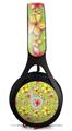 WraptorSkinz Skin Decal Wrap compatible with Beats EP Headphones Beach Flowers Sage Green Skin Only HEADPHONES NOT INCLUDED