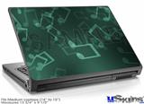 Laptop Skin (Medium) - Bokeh Music Seafoam Green