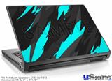 Laptop Skin (Medium) - Jagged Camo Neon Teal