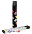 Skin Decal Wrap 2 Pack for Juul Vapes Plain Leaves On Black JUUL NOT INCLUDED