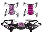 Skin Decal Wrap 2 Pack for DJI Ryze Tello Drone Scene Kid Sketches Pink DRONE NOT INCLUDED