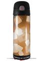 Skin Decal Wrap for Thermos Funtainer 16oz Bottle Bokeh Squared Orange (BOTTLE NOT INCLUDED) by WraptorSkinz
