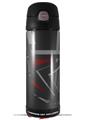 Skin Decal Wrap for Thermos Funtainer 16oz Bottle Baja 0023 Red Dark (BOTTLE NOT INCLUDED) by WraptorSkinz