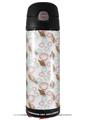 Skin Decal Wrap for Thermos Funtainer 16oz Bottle Sea Shells 02 White (BOTTLE NOT INCLUDED) by WraptorSkinz