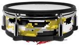 Skin Wrap works with Roland vDrum Shell PD-128 Drum WraptorCamo Digital Camo Yellow (DRUM NOT INCLUDED)