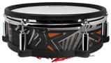 Skin Wrap works with Roland vDrum Shell PD-128 Drum Baja 0023 Orange Burnt (DRUM NOT INCLUDED)
