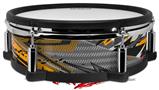 Skin Wrap works with Roland vDrum Shell PD-128 Drum Baja 0032 Orange (DRUM NOT INCLUDED)