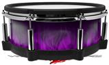 Skin Wrap works with Roland vDrum Shell PD-140DS Drum Fire Flames Purple (DRUM NOT INCLUDED)