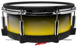 Skin Wrap works with Roland vDrum Shell PD-140DS Drum Smooth Fades Yellow Black (DRUM NOT INCLUDED)