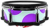 Skin Wrap works with Roland vDrum Shell PD-108 Drum Kearas Polka Dots Purple And Blue (DRUM NOT INCLUDED)