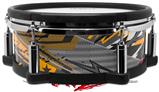 Skin Wrap works with Roland vDrum Shell PD-108 Drum Baja 0032 Orange (DRUM NOT INCLUDED)
