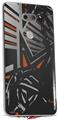 Skin Decal Wrap for LG V30 Baja 0023 Orange Burnt