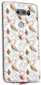 Skin Decal Wrap for LG V30 Sea Shells 02 White