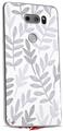 Skin Decal Wrap for LG V30 Watercolor Leaves Purple
