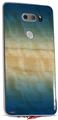 Skin Decal Wrap for LG V30 Exotic Wood Beeswing Eucalyptus Burst Deep Blue