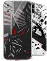 2 Decal style Skin Wraps set for Apple iPhone X and XS Baja 0023 Red